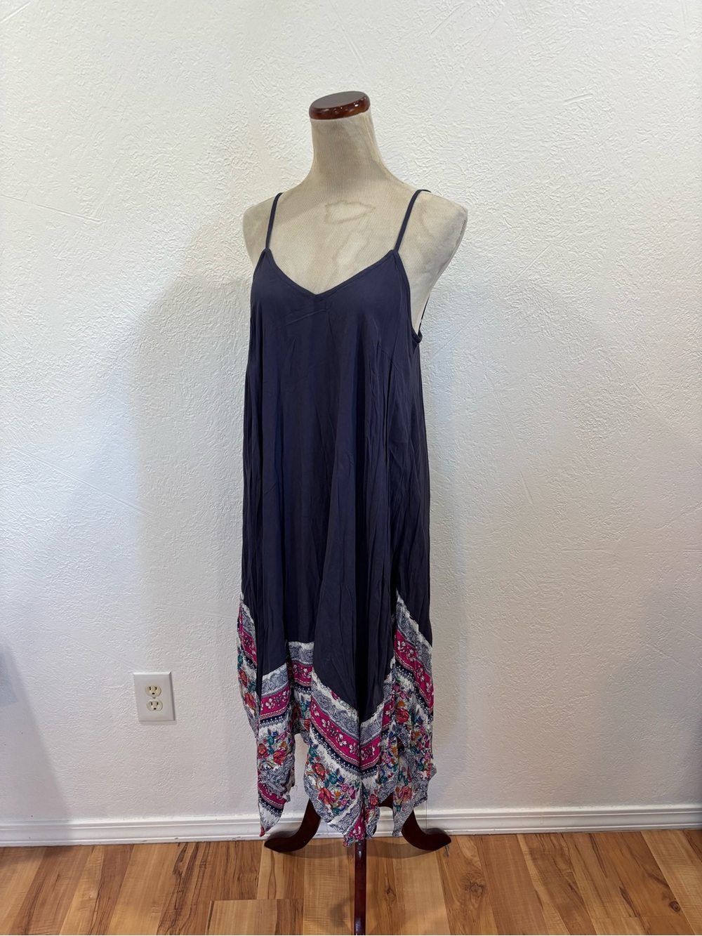 Entro Handkerchief Hem Slip Dress